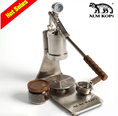 Coffee Equipment For Espresso Machine - เครื่องชงกาแฟเอสเพรสโซแบบใช้มือโยก ALM KOPI Sniper ทำจากสแตนเลสสตีลคุณภาพสูง ออกแบบมาเพื่อความแม่นยำ