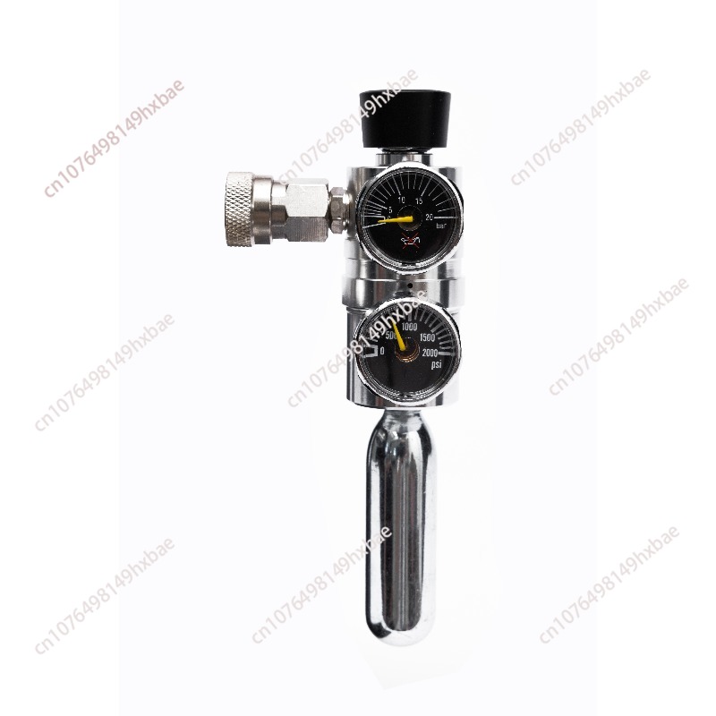 Coffee Extraction Equipment - วาล์วลดแรงดันแบบสองเกจ 9 บาร์ สำหรับเครื่องชงกาแฟแบบใช้ลม รุ่นพิเศษ