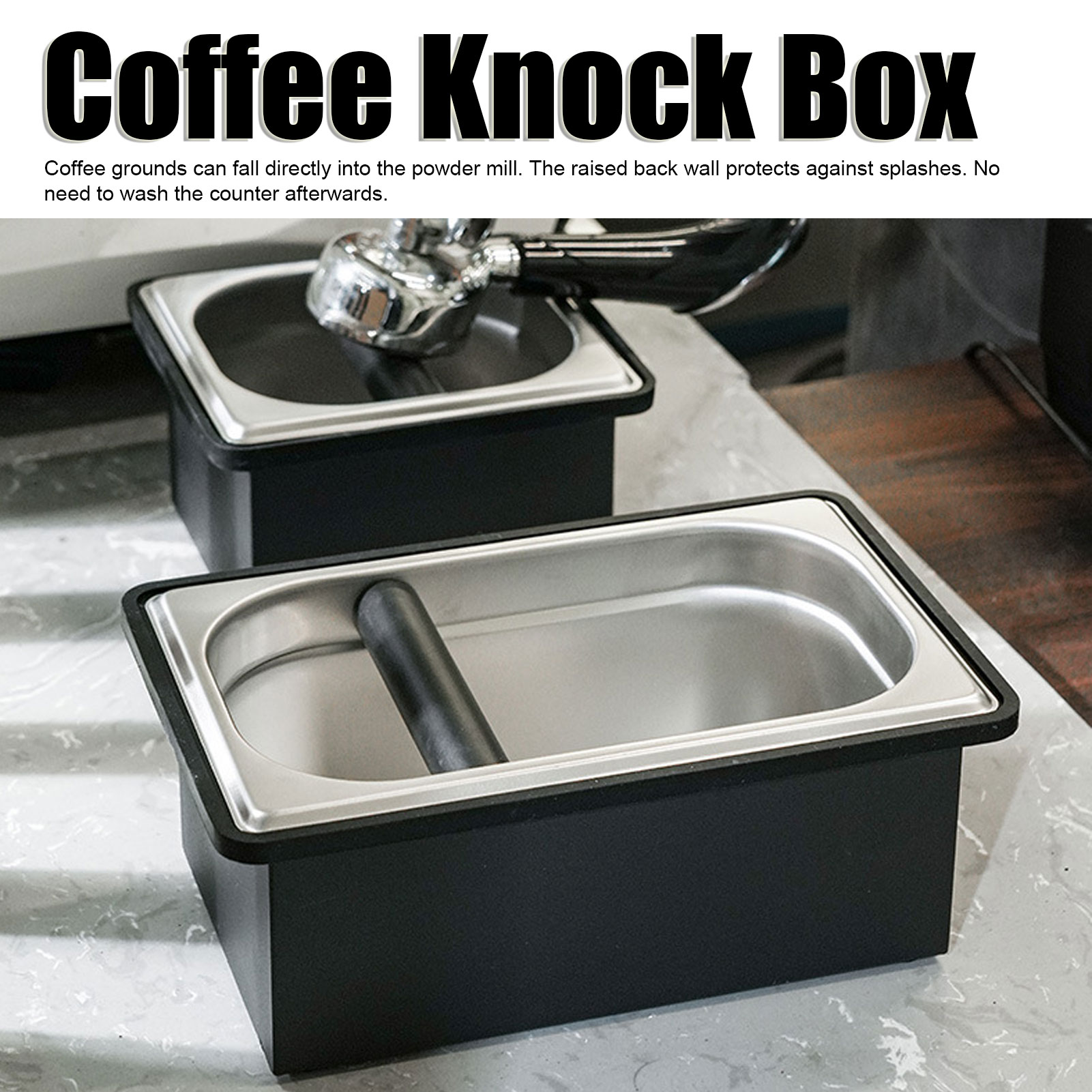 กล่องทิ้งกากกาแฟสำหรับบาริสต้า - Coffee Knock Box บทวิจารณ์และราคา